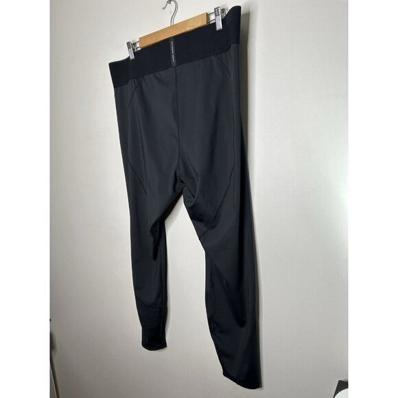 Good American Solid Black Ankle Compression Active Leggings Size 7 - Picture 7 of 8